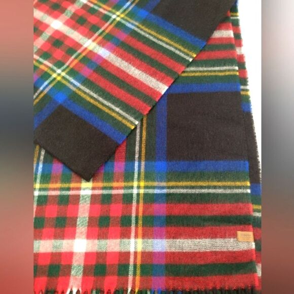 Roots Canada Long Winter Knit Fringe Scarf Unisex - Picture 8 of 12